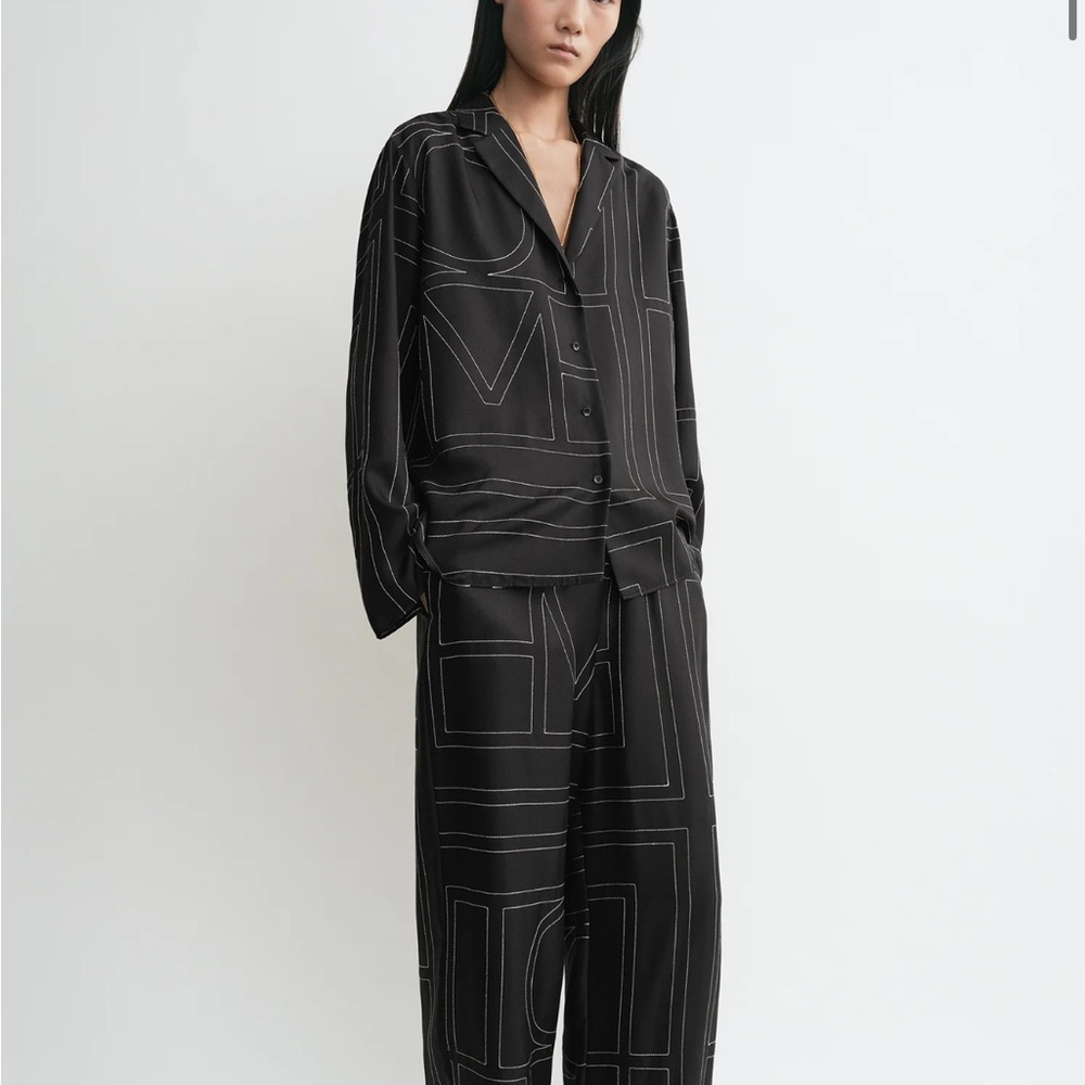 Toteme Black Button Down Shirt